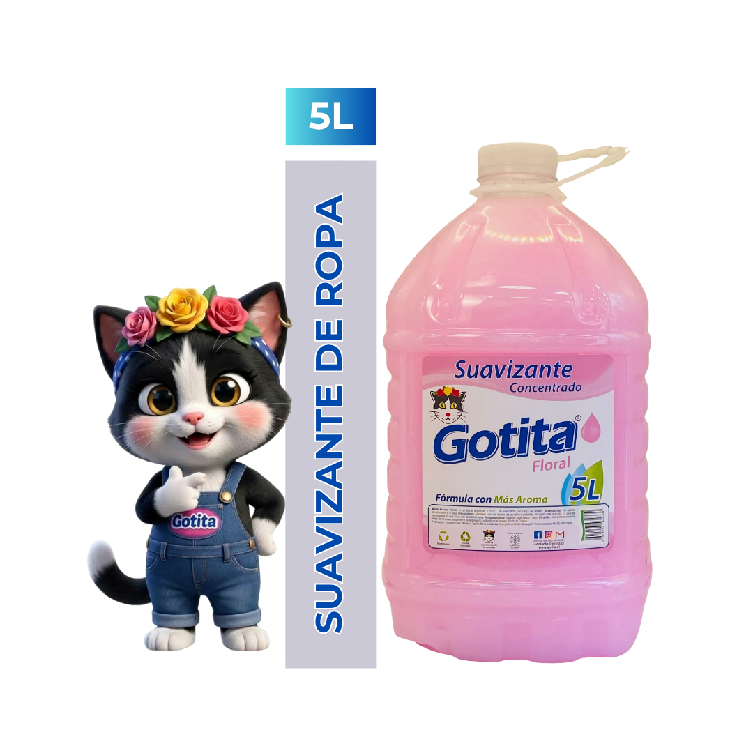 Suavizante Gotita Floral 5 litros